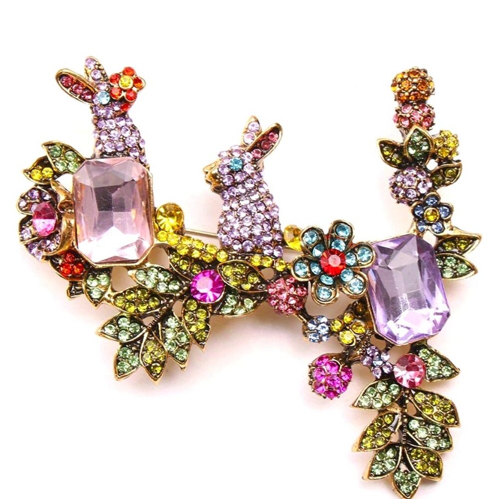 Lovely Rabbit Brooch